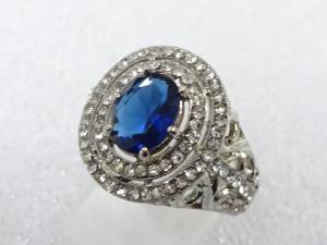 色石　指輪(18号)